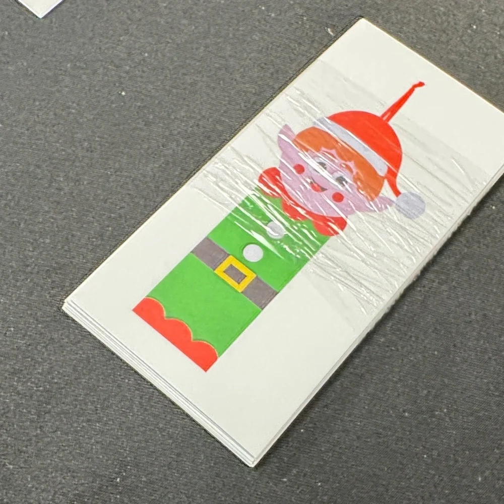 Winlyn DIY Christmas Bookmark Set - Festive Multi-Color image create 8 designs